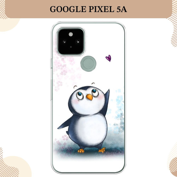 Силиконовый чехол на Google Pixel 5A / Гугл Пиксель 5А Пингвин и ...