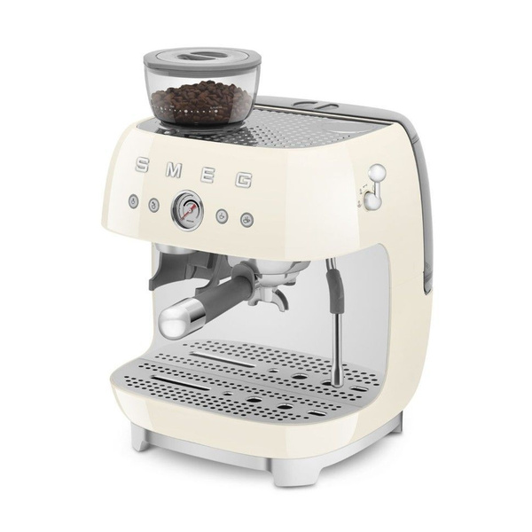 Автоматическая кофемашина Smeg EGF03, кремовый купить по выгодной цене ...