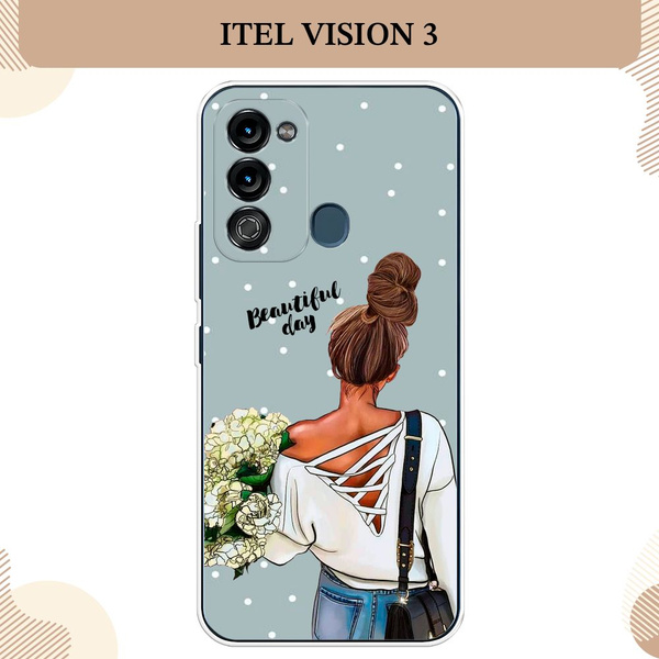 Силиконовый чехол на Itel Vision 3 / Ител Вижн 3 Замечательный день ...