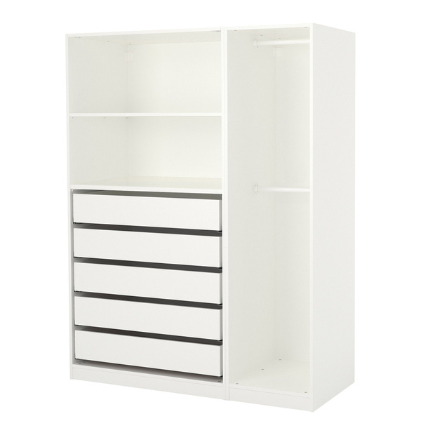 Гардеробная система Goodform Гардероб Пакс PAX IKEA с 5ю ящиками, ЛДСП ...