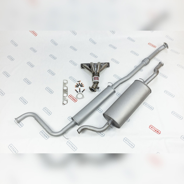 Комплект выхлопной системы 16V Выпускной коллектор Паук 4-1 с обманкой ...