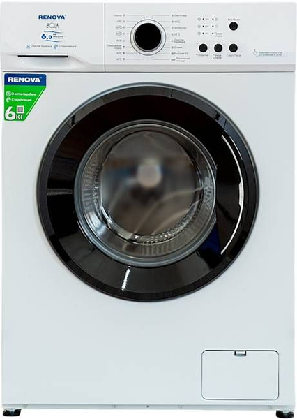 Стиральная машина RENOVA WAF-6010M11 (6 кг, черный люк) - купить по ...