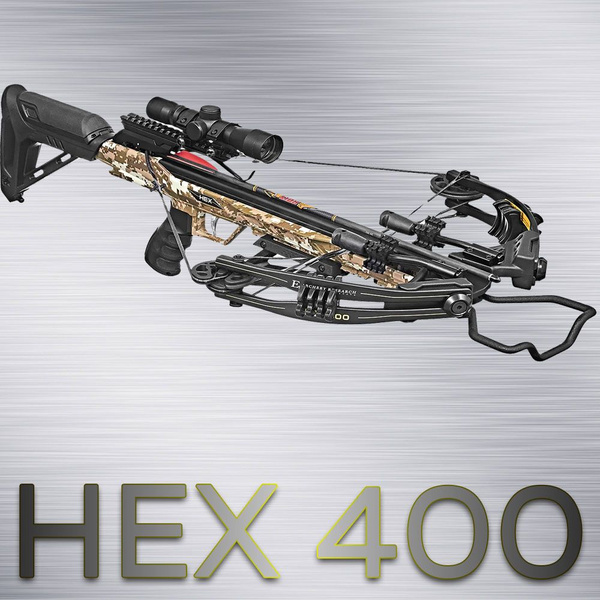 Арбалет Ek Archery HEX 400 (оптический прицел, 3 стрелы, кивер, ручной ...
