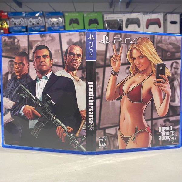 Эксклюзивная обложка для диска, игра Grand Theft Auto (GTA 5) PS4 ...