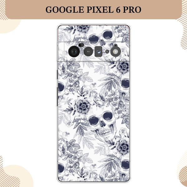 Силиконовый чехол на Google Pixel 6 Pro / Гугл Пиксель 6 Про Черно ...