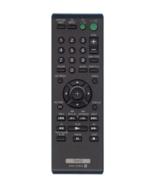 Пульт ДУ HUAYU Пульт для DVD плеера Sony RMT-D187P, RMT-D189P DVD ic ...