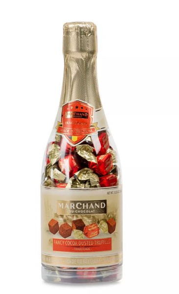 Конфеты MarChand "Трюфели Традиционные" 350 г, бутылка Бельгия - купить ...