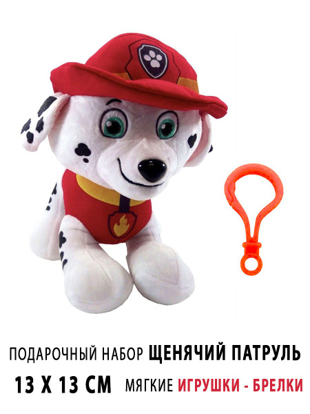 Щенячий патруль игрушки / Мягкая игрушка щенок Маршал / Paw Patrol ...