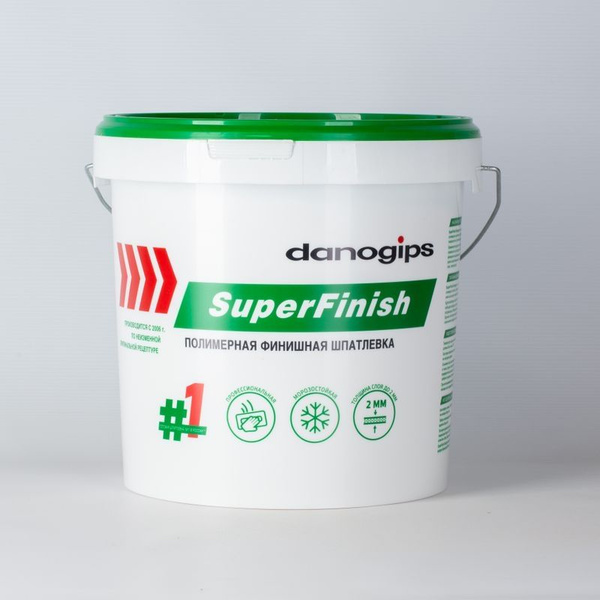 Danogips Super Finish шпаклевка готовая полимерная финишная белая ...