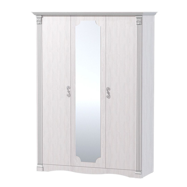 Шкаф распашной CARESS Ольга 1 Н шкаф 2-х дверный для одежды и белья ...