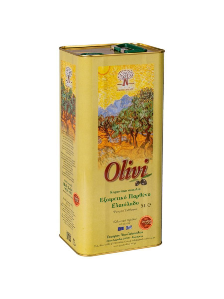 OLIVI масло оливковое Extra Virgin 5 л. - купить с доставкой по ...