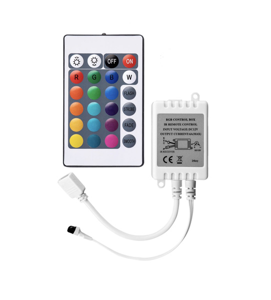 Rgb-контроллер для светодиодной ленты lp-m9-rgb-24k-6a (12-24V, 6A, 72 ...