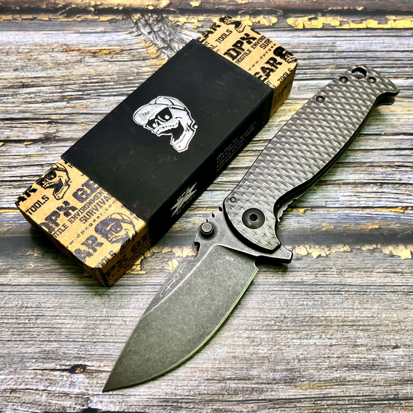 Нож складной DPx Gear DPXHSF014 HEST, M390 BlackWashed Blade, Black ...