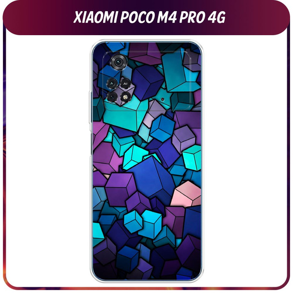 Силиконовый чехол на Xiaomi Poco M4 Pro 4G / Поко М4 Про 4G "Геометрия ...