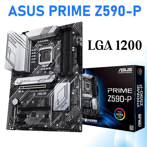 Материнская плата Материнская плата Intel Z590 ATX PRIME Z590-P LGA ...