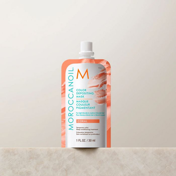 Тонирующая маска Moroccanoil Корал Color Depositing Mask Coral - купить ...