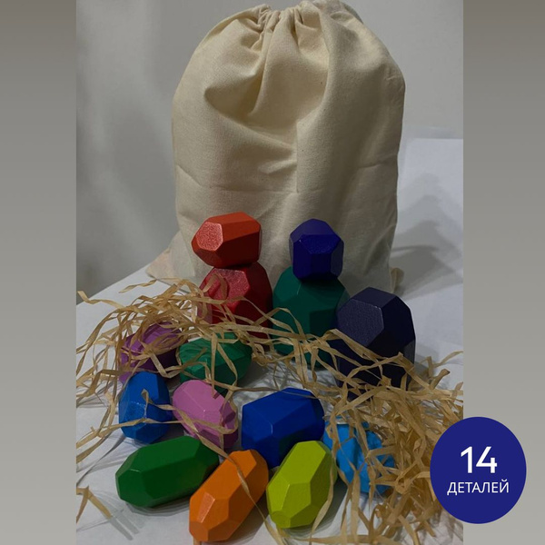 Деревянные балансирующие камни Туми Иши 14 деталей - купить с доставкой ...