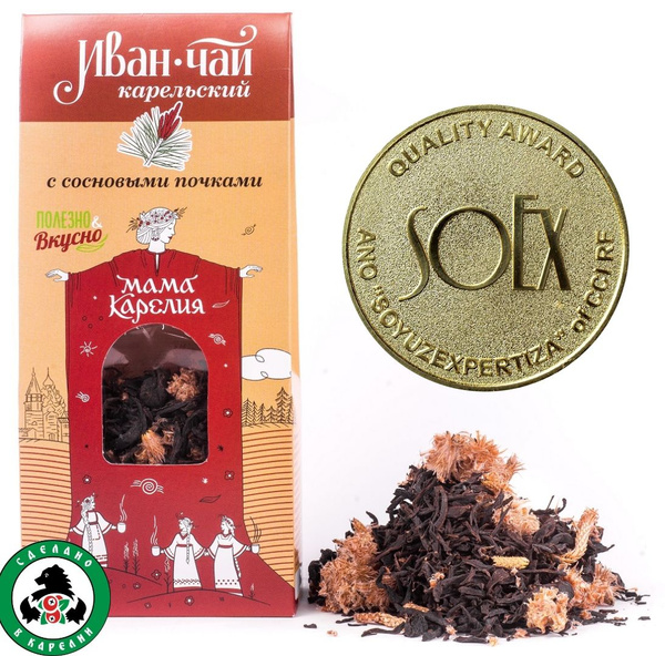 Иван-чай для сауны карельский с сосновыми почками, 50гр - купить с ...