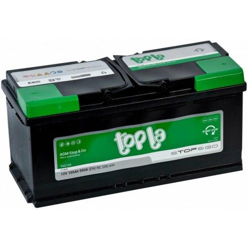 Аккумулятор автомобильный Topla AGM STOP&GO 105.0 купить по выгодной ...
