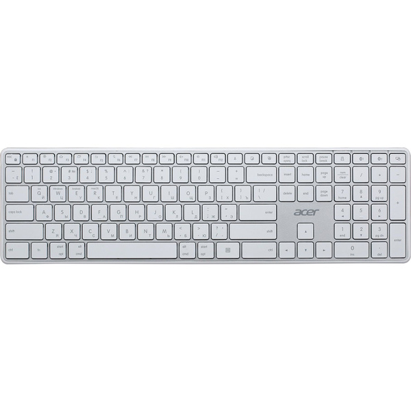 Acer Клавиатура беспроводная OKR301, белый купить на OZON по низкой ...