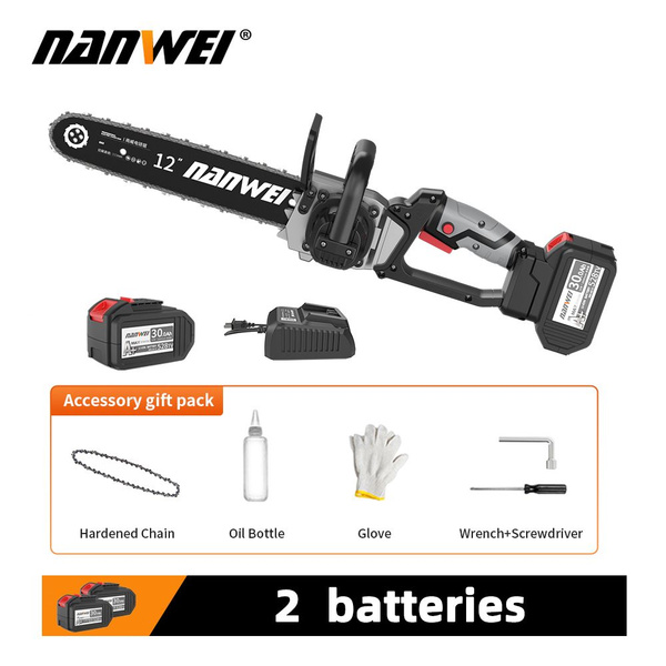 Цепная пила NANWEI 12-дюймовый 2000W Скорость холостого хода 6800 об ...