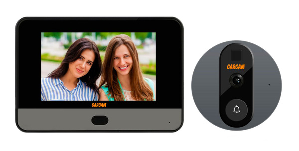 Видеоглазок (видеодомофон CARCAM WiFi Tuya Smart Peephole Camera ...