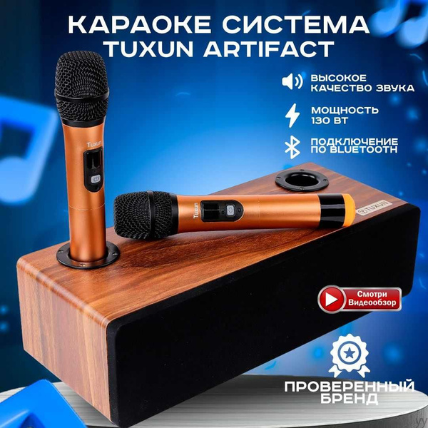 Караоке система для дома с двумя микрофонами Tuxun Artifact - купить с ...