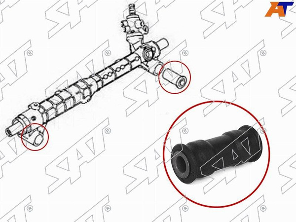 Сайлентблок рулевой рейки Suzuki Escudo 05-08 / Grand Vitara 05-16