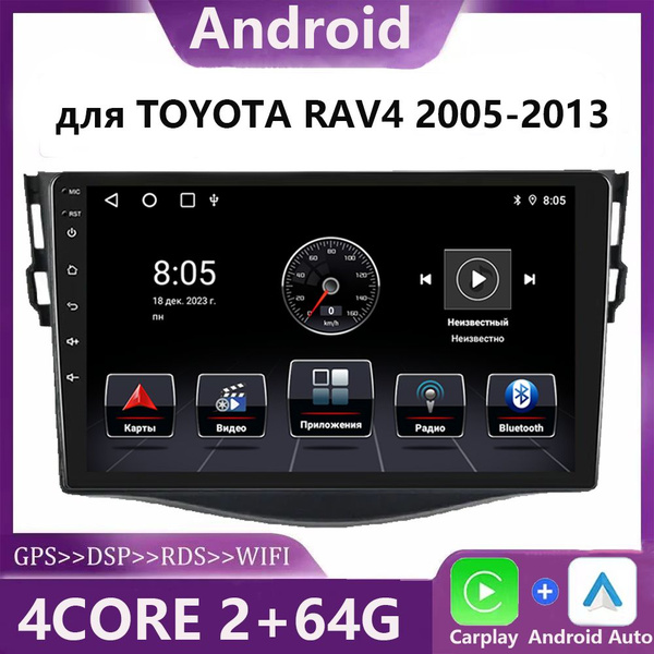 Магнитола автомобильная для Тойота РАВ 4 (XA30) (Toyota RAV4 III ...