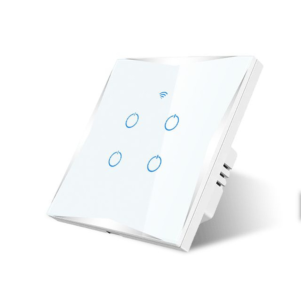 Умный wi-fi переключатель, белый/черный, умная семья, yandex alice ...