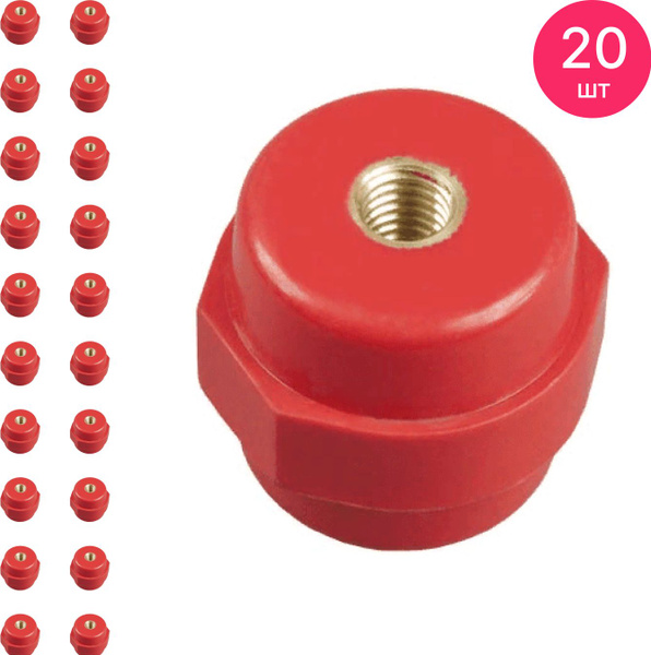 Изолятор IEK / ИЭК SM-25 (М6) силовой для крепления токоведущих шин ...