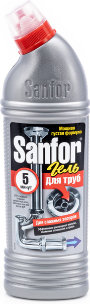 Средство для прочистки труб и стоков от засоров Sanfor / Санфор ...