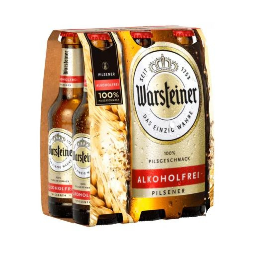 Пиво безалкогольное Warsteiner, 1 уп., 6х0,33л, Германия - купить с ...