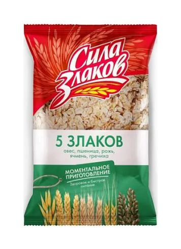 Овсяные хлопья "Сила злаков" 5 злаков 400г*5пак. купить на OZON по ...