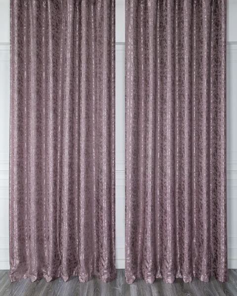 Штора Evrika Home Версаль-2я , 310х150см, лиловый, Мрамор, Канвас ...