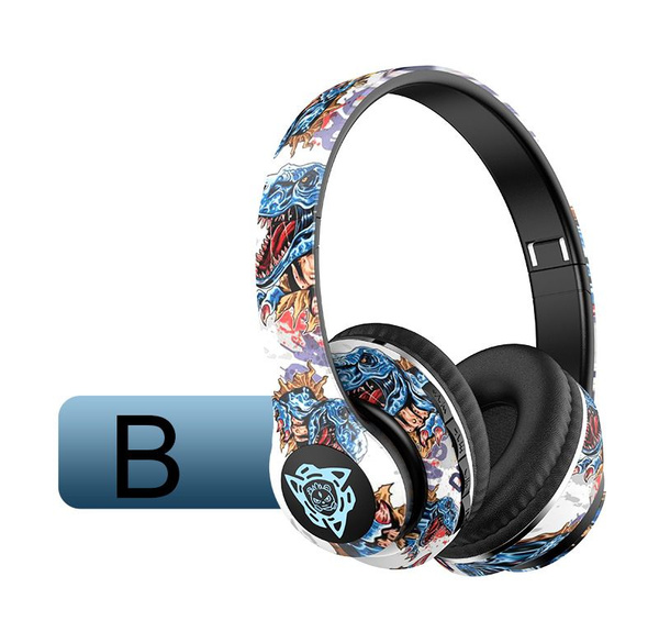 Игровые наушники Bluetooth Беспроводные китайские граффити тренды 2024 ...