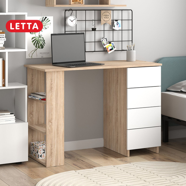 Письменный стол LETTA Стол Ультра 4 ящика L\_16_Крафт табачный, 105 ...