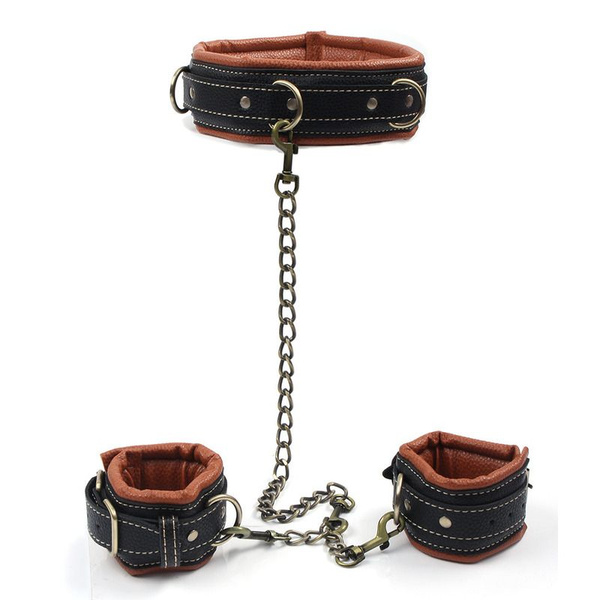 Сексуальные наручники BDSM ошейник - купить с доставкой по выгодным ...