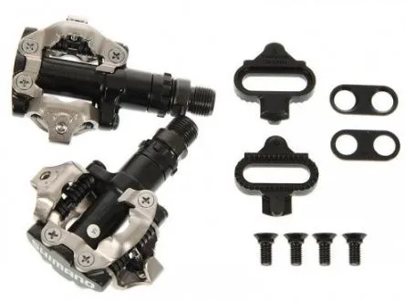 Педали велосипедные SHIMANO PD-M520, SPD с шипами, черный - купить с ...