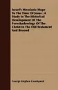 Israel's Messianic Hope To The Time Of Jesus. A Study In The Historical Development Of The Foreshadowings Of The Christ In The Old Testament And Beyond - George Stephen Goodspeed