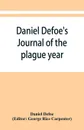 Daniel Defoe's Journal of the plague year - Daniel Defoe