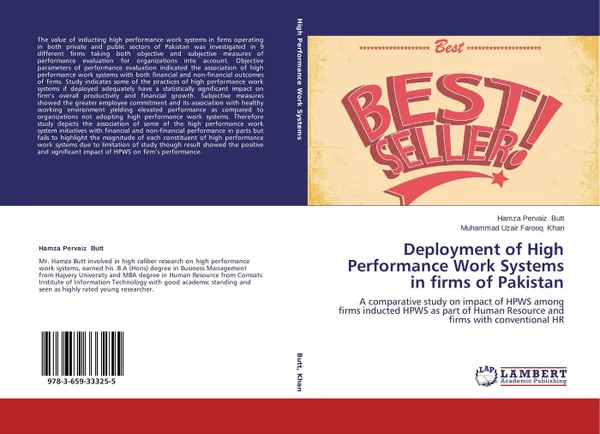 Обложка книги Deployment of High Performance Work Systems in firms of Pakistan, Hamza Pervaiz Butt and Muhammad Uzair Farooq Khan