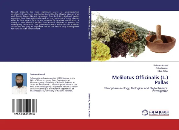 Обложка книги Melilotus Officinalis (L.) Pallas, Salman Ahmed,Sohail Anwer and Iqbal Azhar