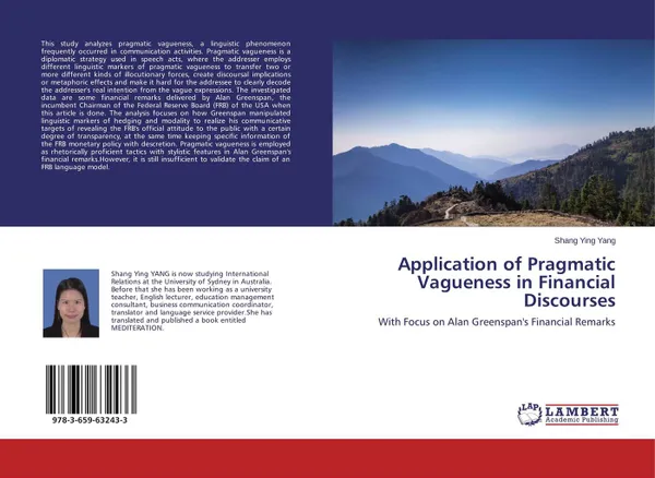 Обложка книги Application of Pragmatic Vagueness in Financial Discourses, Shang Ying Yang