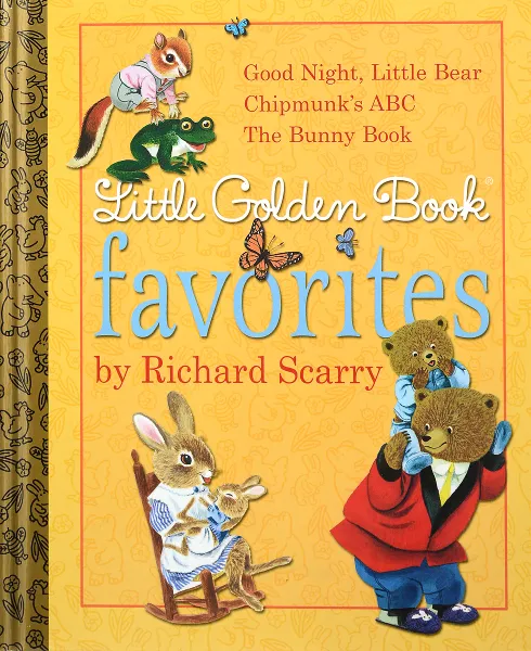 Обложка книги Little Golden Book Favorites by Richard Scarry (Little Golden Book), Golden Books