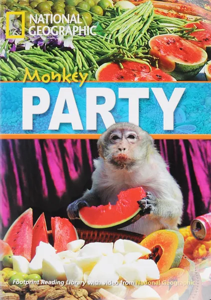 Обложка книги Monkey Party (Footprint Reading Library 800), Rob Waring