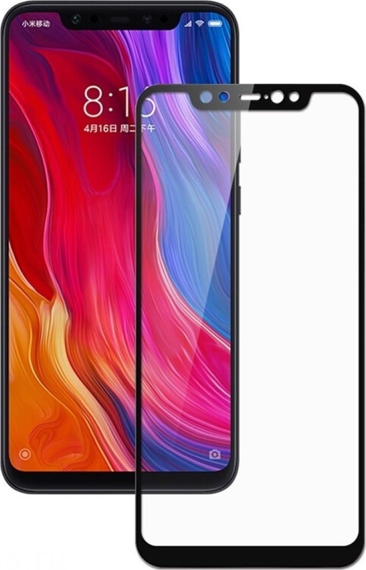 фото Защитное стекло 9D Full Glue для XIAOMI MI 8/черное Glass