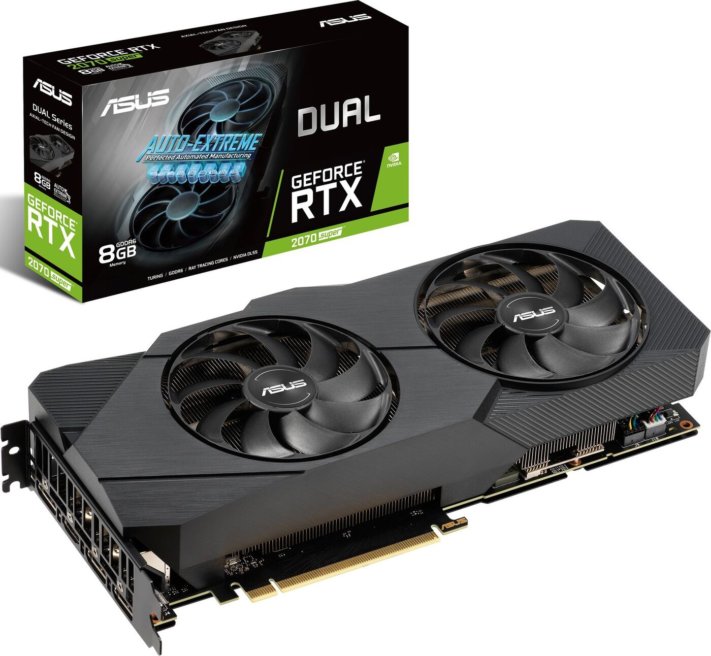 фото Видеокарта ASUS DUAL GeForce RTX 2070 EVO 8GB, DUAL-RTX2070-8G-EVO