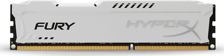 фото Оперативная память Kingston 8GB DDR3 1600 DIMM HyperX FURY White HX316C10FW/8 Non-ECC, CL10