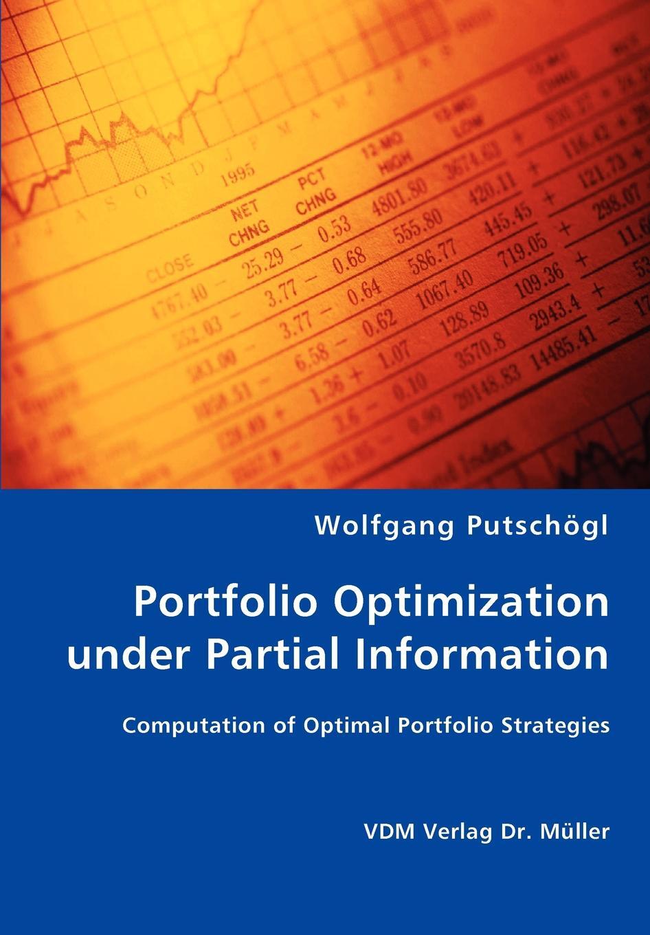 фото Portfolio Optimization under Partial Information